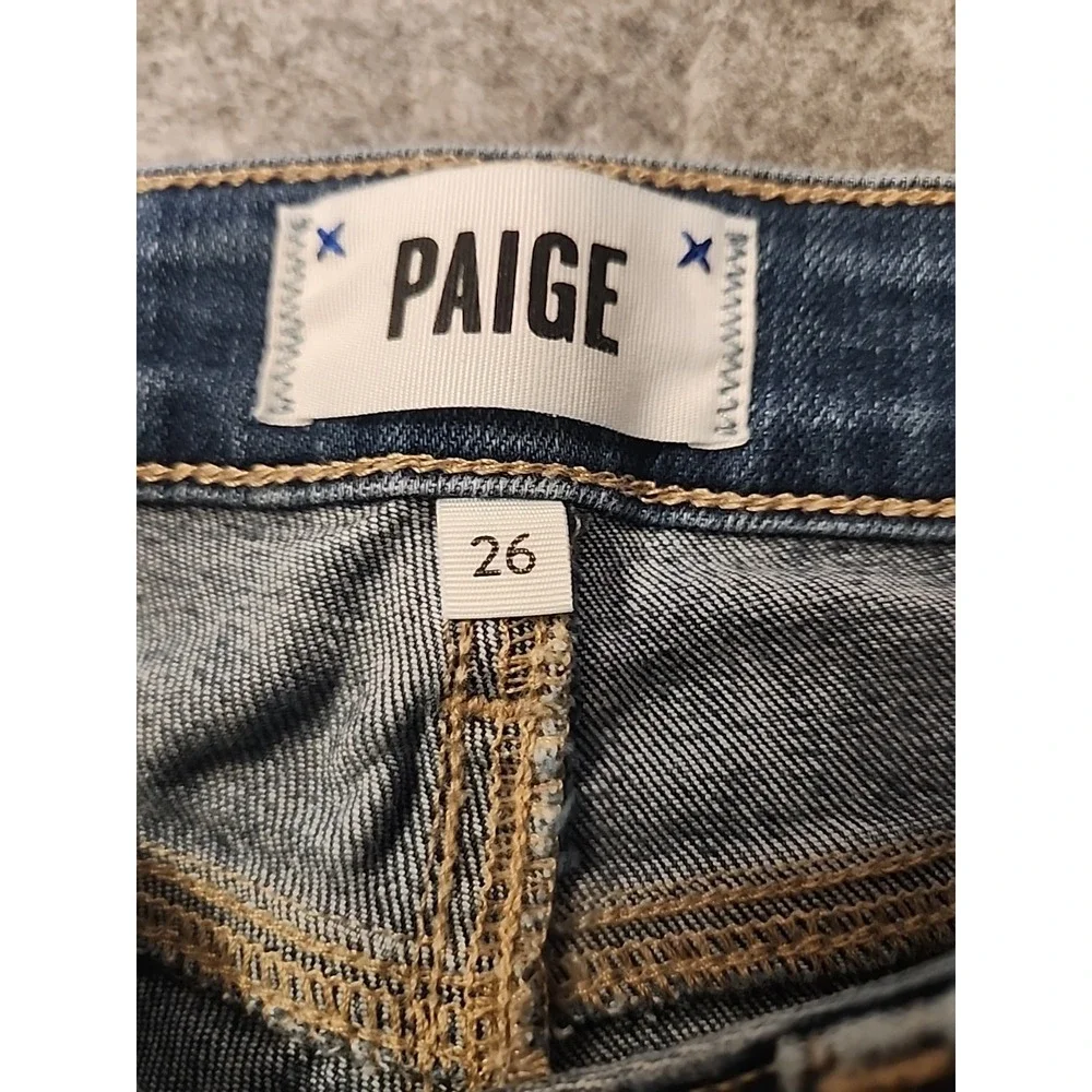 Vintage Y2K Paige Jeans Womens‎ 26 Hoxton Ankle Skinny Stretch Denim Spandex